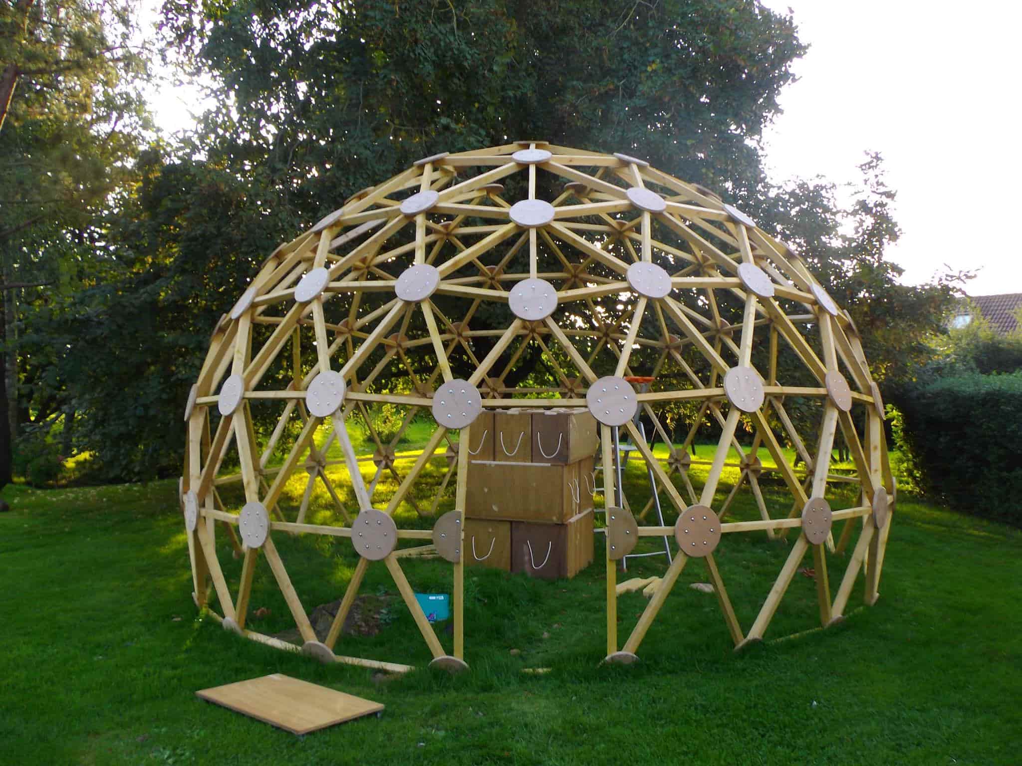 dome geodesique fabrication