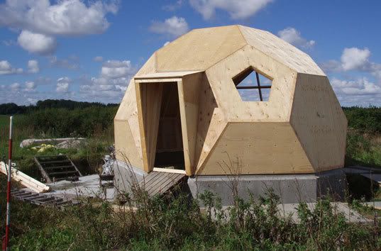 construire un dome géodésique