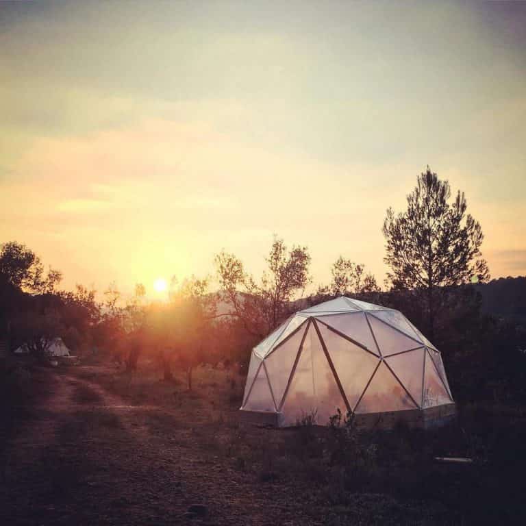 Geodetische koepel Glamping