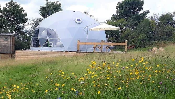 unique glamping experience in Wales