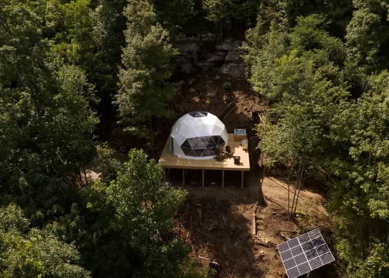 Tennessee glamping dome rentals