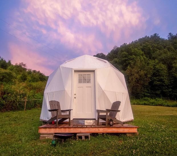 glamping dome vacations in Tennessee