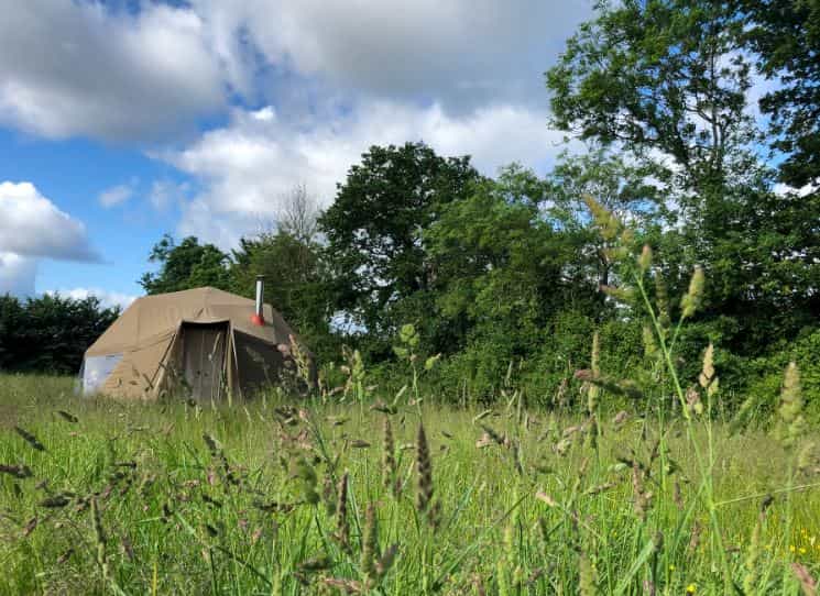secluded glamping dome rentals in England